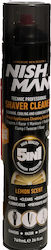 Σπρέι Ψύξης Κεφαλών Nishman Shaver Cleaner 5 1 Lemon Scent 769ml