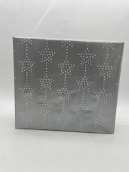 Hârtie de împachetat - Stea Argintie - 200x50cm Hârtie de împachetat - Stea Argintie - 200x50cm
