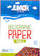 Holographic Cardstock A4 250g 10pcs Red