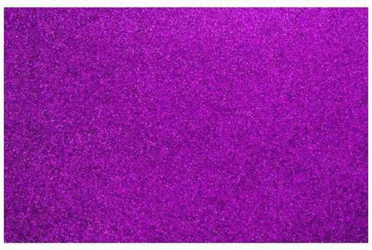 Carton cu sclipici 50 X 70cm 300gsm Culoare Mov