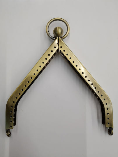 Metal Handle for Handmade Bag 11 Cm Col Bronze