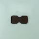 Leather Belt End 4*8.5cm Dark Brown G Belt 4cm