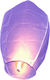 Flying Lantern 108 X 60 X 40 Cm Purple
