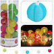 Fabric Lantern Garland 20 LED 5m Multicolor