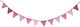 Fabric Bunting Pink