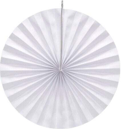 Paper Fan Ball Set/2 45cm White