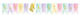 Unicorn Sparkle Happy Birthday Garland 2.4m 1 Piece