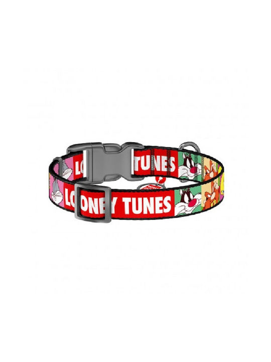 Waudog Collar "Looney Tunes" Plastic 2.5x35-58cm Smart ID Xlarge