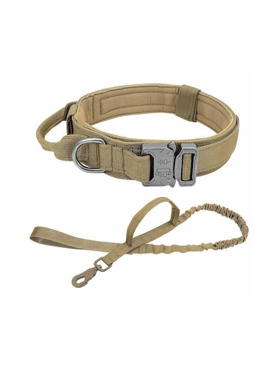 Οδηγός 1-1.5m Περιλαίμιο Σκύλους M 4x38-44cm Μπέζ