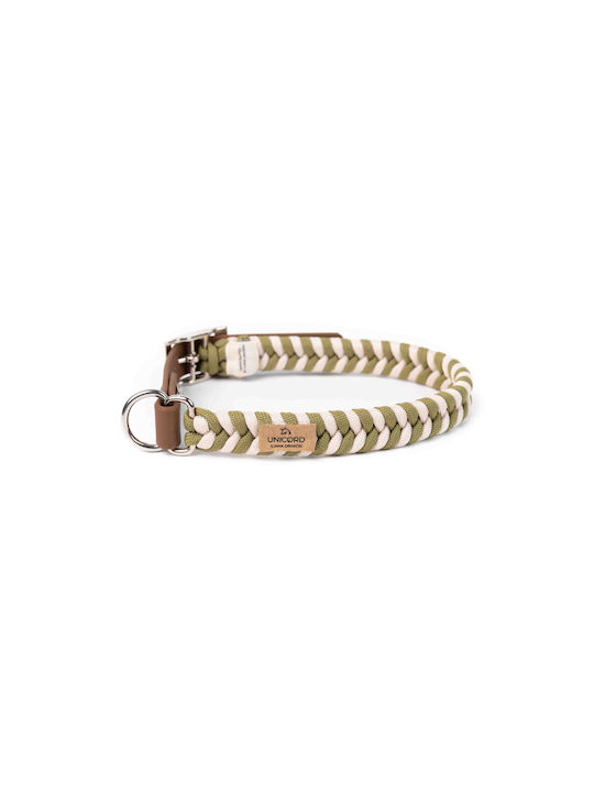 Unicord Dog Collar Lollipop Khaki-Ecru M 37-43cm 20mm