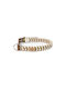 Unicord Dog Collar Lollipop Khaki-Ecru M 37-43cm 20mm