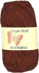 Mercerisierte Strickwolle Butterfly Coton Perle...