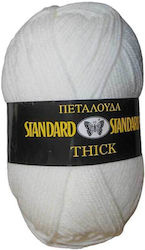 Νήμα Πλεξίματος Standard Thick Col 818 Λευκό 10...