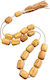 Worry Beads Genuine Olive Scented Wood Beige 40cm