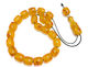 Resin Worry Beads with 21 Beads With Pieces Yellow