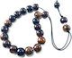 Glass Worry Beads Obsidian Black-brown 11mm Brown
