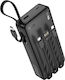 Hoco J146A Power Bank 20000mAh με Θύρα USB-A και Θύρα USB-C Μαύρο