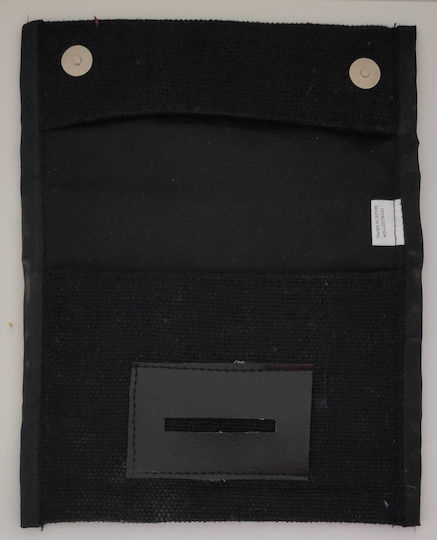 Kostibas 6571-701am Tobacco Pouch Fabric Button Black