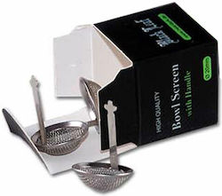 Pfeifen-Siebe mit Metallrand und Griff 20mm 3 Stück