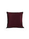Domoletti Domoletti Zierkissen Burgundisch 40x40cm