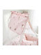 Vesta Home Baby Mosquito Net for Crib Fairy with Tulle Pink 180x490cm