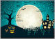 Design Burg Halloween Tischsets Für Party Halloween 12Stücke