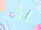 Iridescent Sweets Decoration for Party 3 Pieces