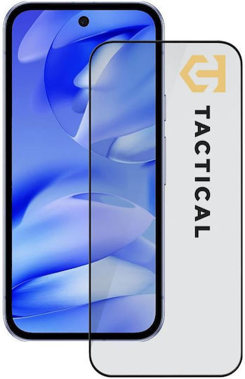 Tactical 5D 0.33mm Gehärtetes Glas Schwarz (Google Pixel 9a)