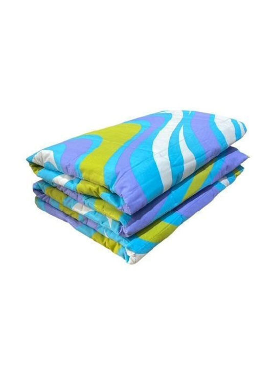 Limneos Κουβερλί Υπέρδιπλο Πολύχρωμο 220x240cm