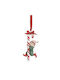 Hängendes Ornament Goblin Kunststoff Rot 3x5cm