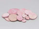 Wooden Tree Trunk Slice 330g Mixed Sizes Pink