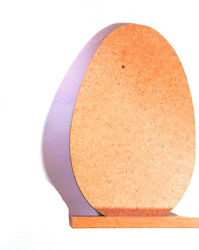 MDF Dekorativer Eierständer 170x115mm