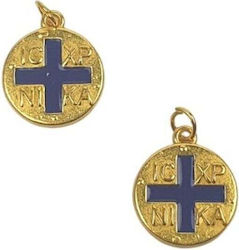 Metallkreuz-Set/20 1,5 cm Gold Blau Marine Metallkreuz-Set/20 1,5 cm Gold Blau Marine