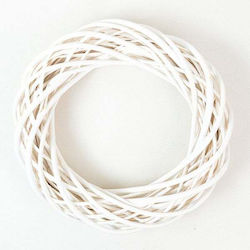 Bamboo Wreath Rod 30cm White Bamboo Wreath Rod 30cm White