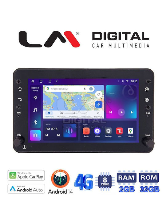 LM Digital Car Audio System for Alfa Romeo Brera 2004>2012 Bluetooth USB Wi-Fi GPS Apple CarPlay Android Auto