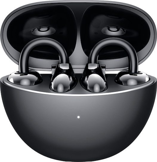 Honor Choice Earbuds Clip Bluetooth-Freisprecheinrichtung Kopfhörer mit Schweißresistenz und Ladeetui Schwarz