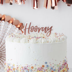 Pink Gold Hooray Candle