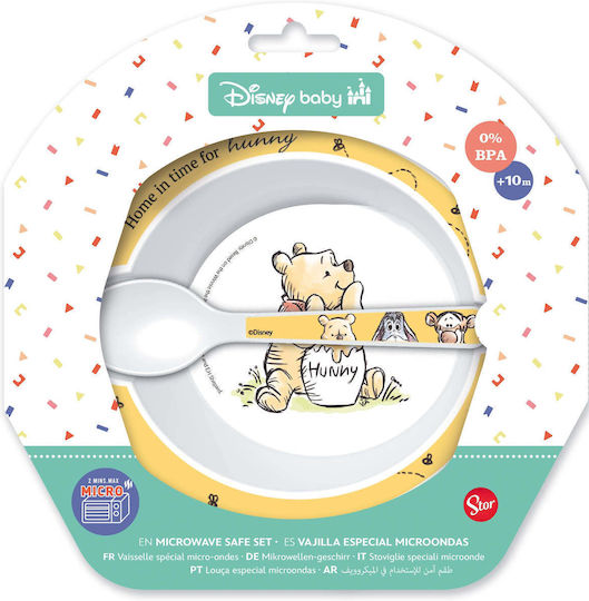 Stor Feeding Set made of Plastic 2pcs