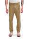 Perth Men's Chinos Elastic in Straight Leg Style Beige