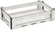 Wooden White Decorative Crate 36x21x10cm M10550b-1