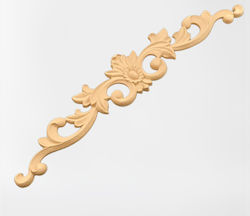 Carved Wooden Centerpiece Decoration 39.5cm x 7cm