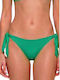 Bikini Slip mit Schnürchen Green