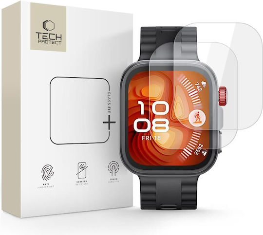 Tech-Protect Glass Fit+ Tempered Glass για το Huawei Watch Fit 4 Pro 2τμχ