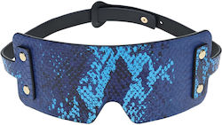 BDSM Maske in Blau Farbe