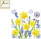 Ambiente Napkins 33x33cm Narcissus Love