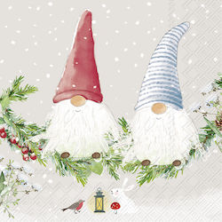 Decoupage Napkin 1 Piece Elf Friends