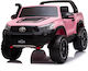 Toyota Hilux Διθέσιο με Τηλεκοντρόλ Licensed 12 Volt Ροζ