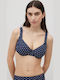 Bikini Top C Cup Navy Blue