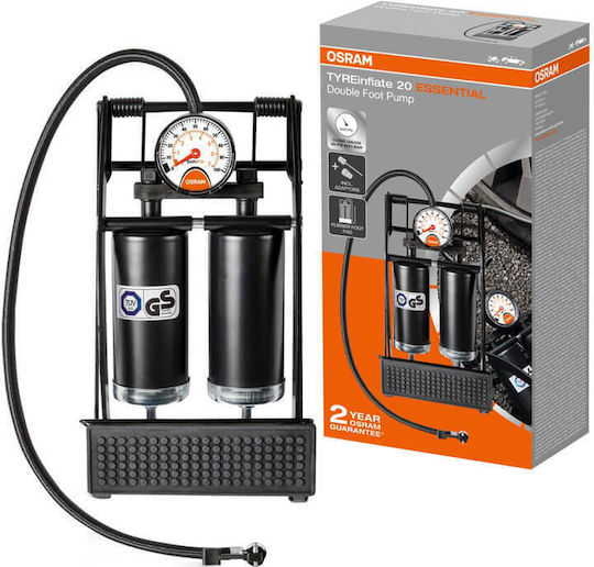 Osram 0032526 Τρόμπα Αέρος Ποδιού με Μανόμετρο