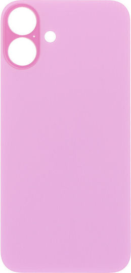 Replacement Back Cover Big Hole Back Cover iPhone 16 Plus – Pink